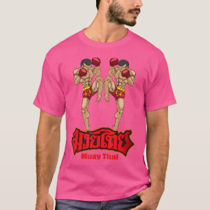 T-shirt Sawadee Thai traditionnel Sak Yant Thai Twin Tiger