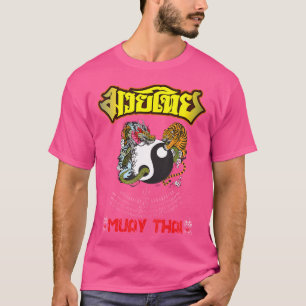 T-shirt Sawadee Thai traditionnel Sak Yant Thai Twin Tiger