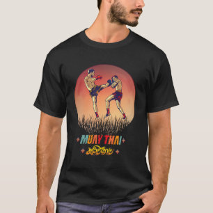 T-shirt Sawadee Thai traditionnel Sak Yant Thai Twin Tiger