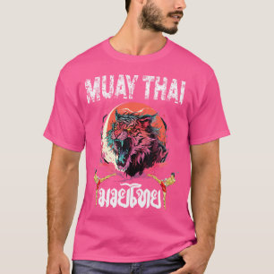 T-shirt Sawadee Thai traditionnel Sak Yant Thai Twin Tiger
