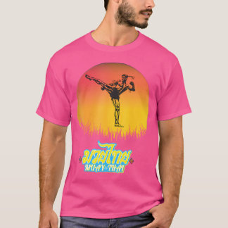 T-shirt Sawadee Thai traditionnel Sak Yant Thai Twin Tiger