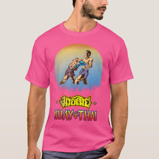 T-shirt Sawadee Thai traditionnel Sak Yant Thai Twin Tiger