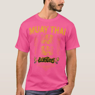 T-shirt Sawadee Thai traditionnel Sak Yant Thai Twin Tiger