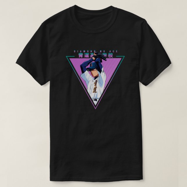 T-shirt Sawamura Eijun Diamant no Ace (Design devant)