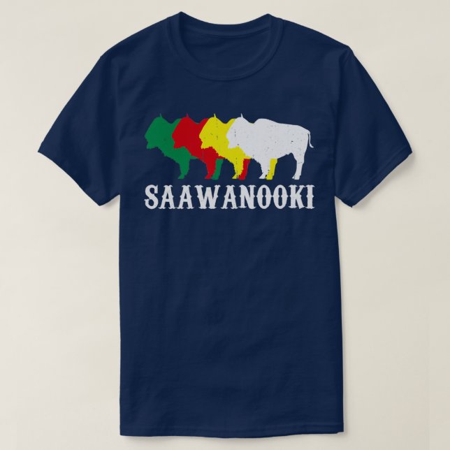T-shirt Sawanooki Shawnee Amérindiens (Design devant)