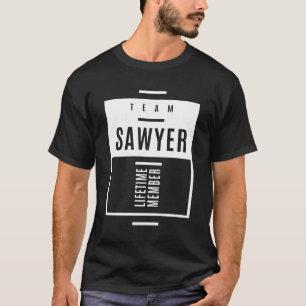 T-shirt Sawyer Nom personnalisé Cadeau Anniversaire
