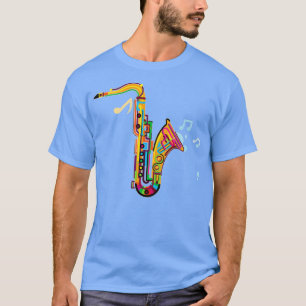 T-shirt Saxaphone Funny Gifts Musical Instrument