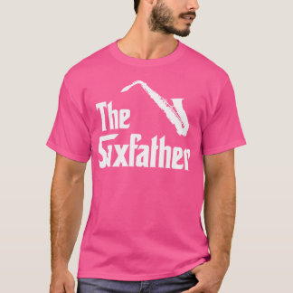 T-shirt Saxfather Funny Saxophone Sax Player Jazz Saxo