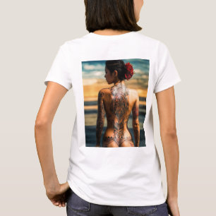 T-shirt "Saxi Girl : Melodique chic T-shirt"