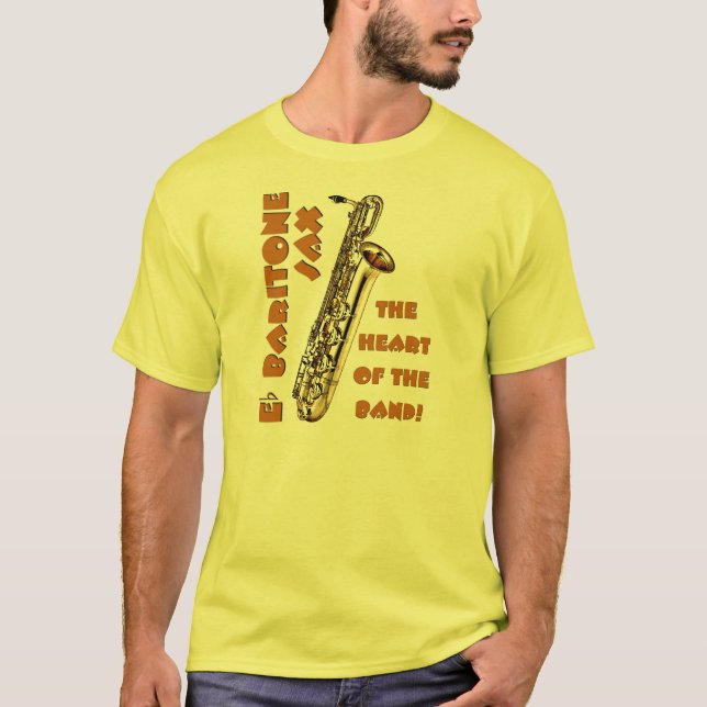 T-shirt Saxo de baryton (Devant)