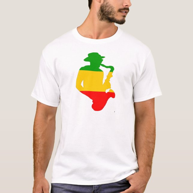 T-shirt Saxo de Rasta (Devant)
