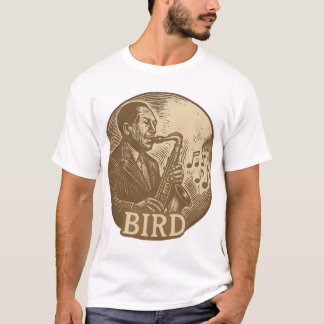 T-shirt Saxon vintage d'oiseaux