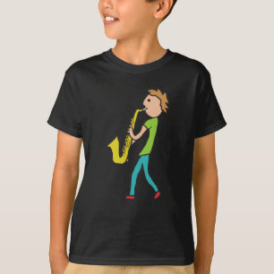 T-shirt Saxophone