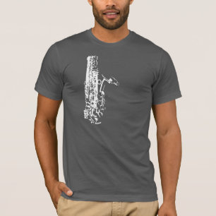 T-shirt saxophone