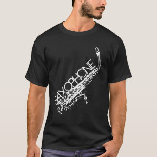 T-shirt saxophone