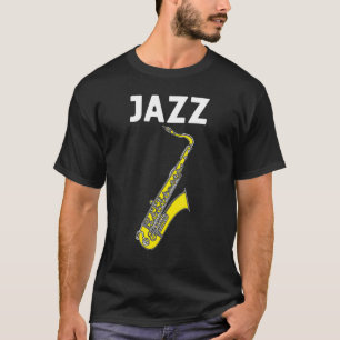 T-shirt Saxophone Cool Pour Hommes Femmes Joueur De Jazz M