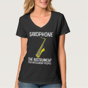 T-shirt Saxophone cool Pour Hommes Jazz Joueuse Marche
