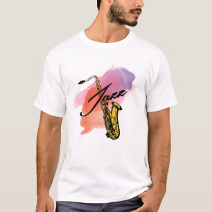 T-shirt Saxophone de jazz