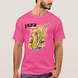 T-shirt Saxophone de jazz