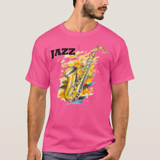T-shirt Saxophone de jazz