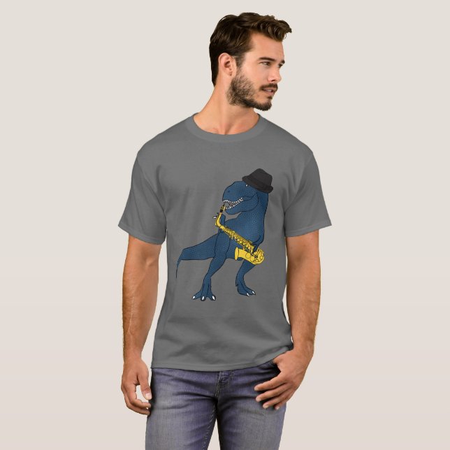 T-shirt Saxophone de T-Rex (Devant entier)