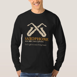 T-shirt Saxophone - Définition de Saxophone