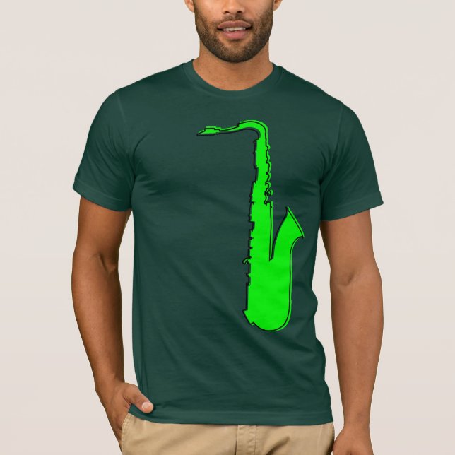T-shirt saxophone d'oddRex (Devant)
