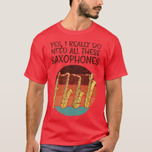 T-shirt Saxophone drôle