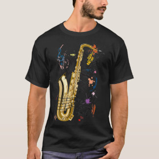 T-shirt Saxophone et jazz