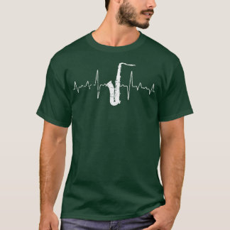 T-shirt Saxophone Heartbeat