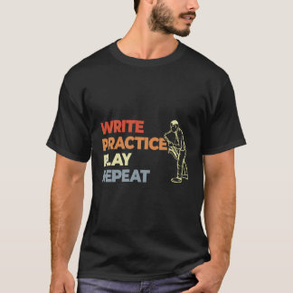 T-shirt Saxophone Motivation Vintage Look