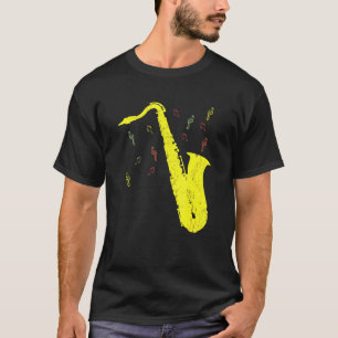 T-shirt Saxophone Musique Saxophone