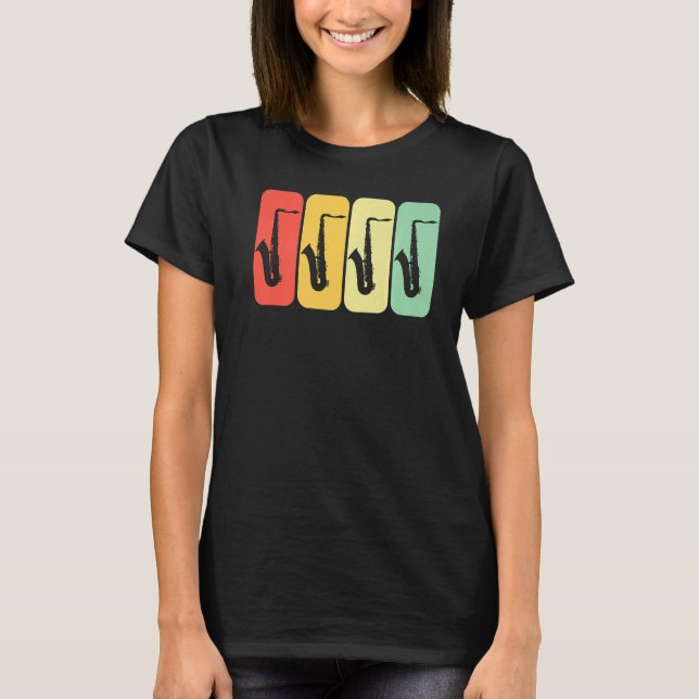 T-shirt Saxophone Player Music Premium (Devant)