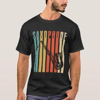 T-shirt Saxophone rétro