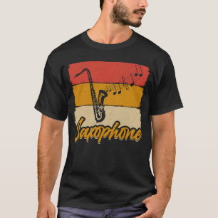 T-shirt Saxophone Saxaphone Player Musique Jazz Tenor 12