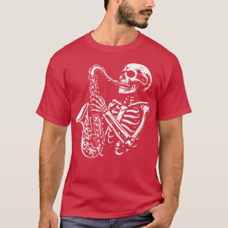 T-shirt saxophoniste mort