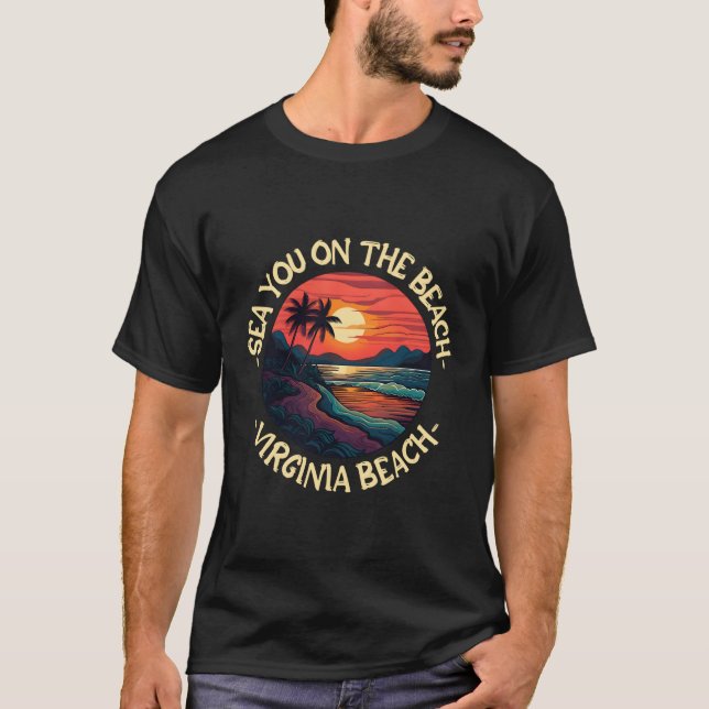 T-shirt Sayings de Virginia Beach Beach (Devant)