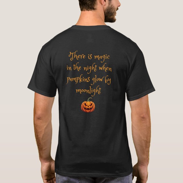 T-shirt Sayings Jack-o-lantern (Dos)