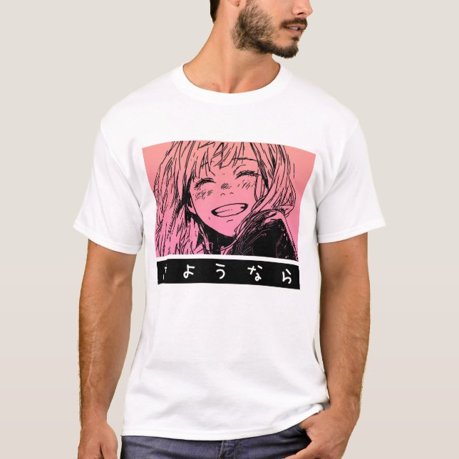 T-shirt Sayonara Anime (Devant)