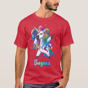 T-shirt SAYUA Unicorn Cadeaux Pour Filles Cadeaux Annivers