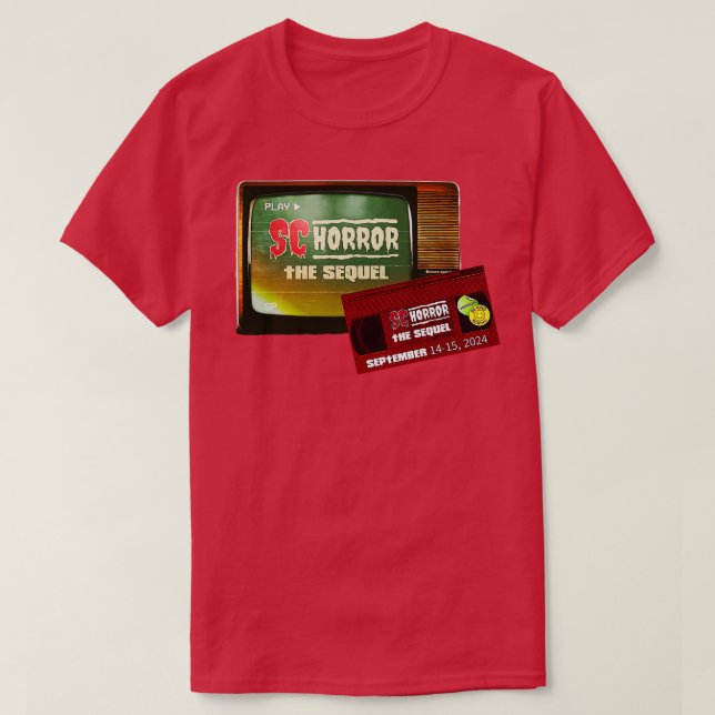T-SHIRT SC HORROR CONVENTION LE SEQUEL (Design devant)