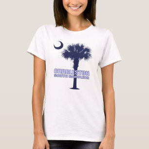 T-shirt SC Palmetto & Croissant (Charleston)