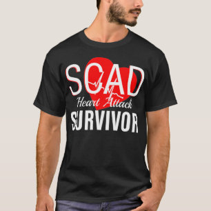 T-shirt SCAD Attaque cardiaque Survivante Femmes Dépasseme
