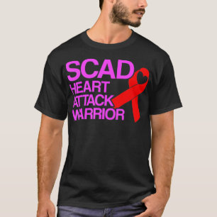 T-shirt SCAD Attaque cardiaque Survivante Survive Guerrier