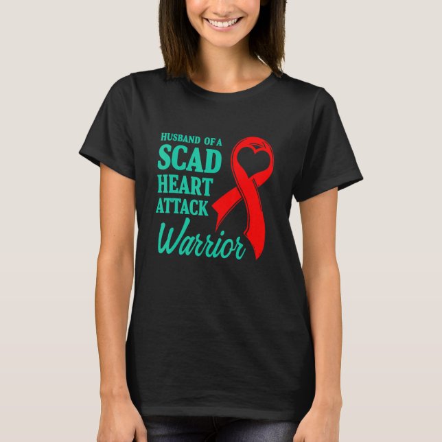 T-shirt SCAD Attaque cardiaque Survivor Life Future US War (Devant)