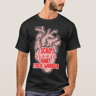 T-shirt SCAD Attaque cardiaque Survivor Pride Guerrier Sen