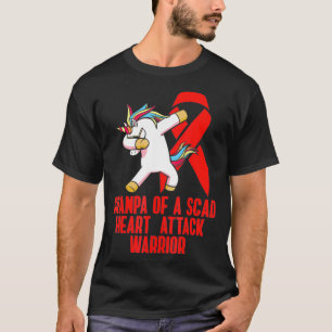 T-shirt SCAD Heart Attack Survivack Empêcher US Warrior Aw