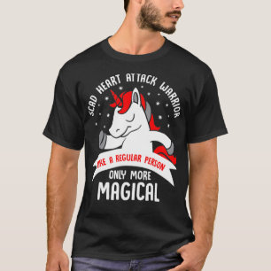 T-shirt SCAD Heart Attack Survivor Magical Warrior Awarene