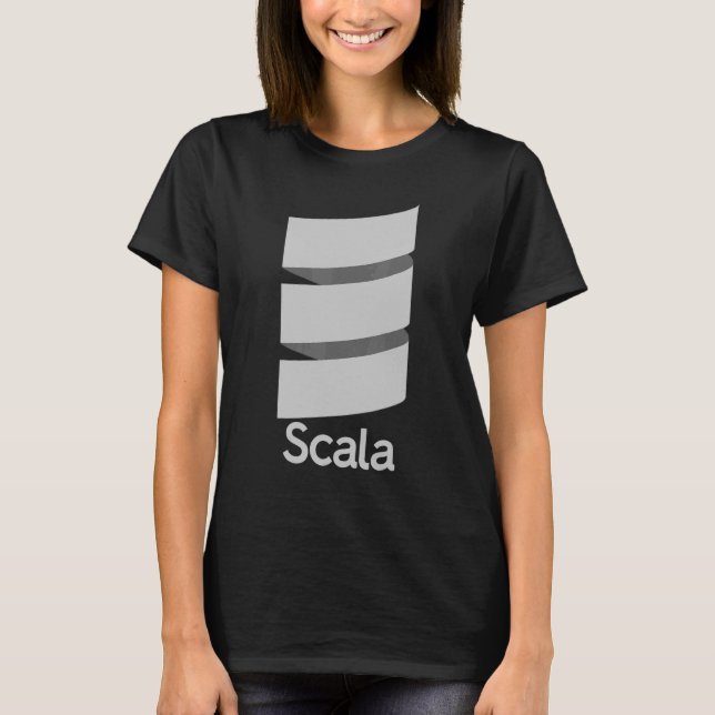 T-shirt Scala Programmation Logiciels Codeurs P (Devant)