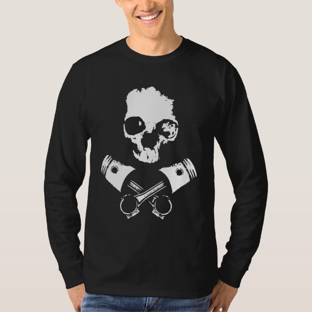 T-shirt Scalawag et pistons croisés (Devant)